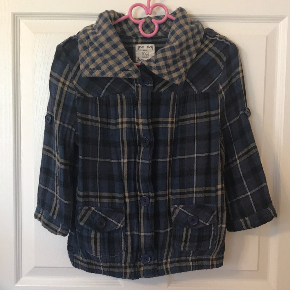 Basic Edge thin flannel jacket